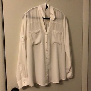 Button down dress top.